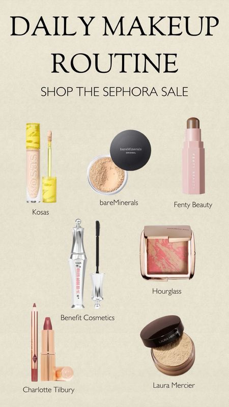 Check out my daily makeup essentials at the Sephora Sale

#LTKbeauty #LTKxSephora #LTKsalealert