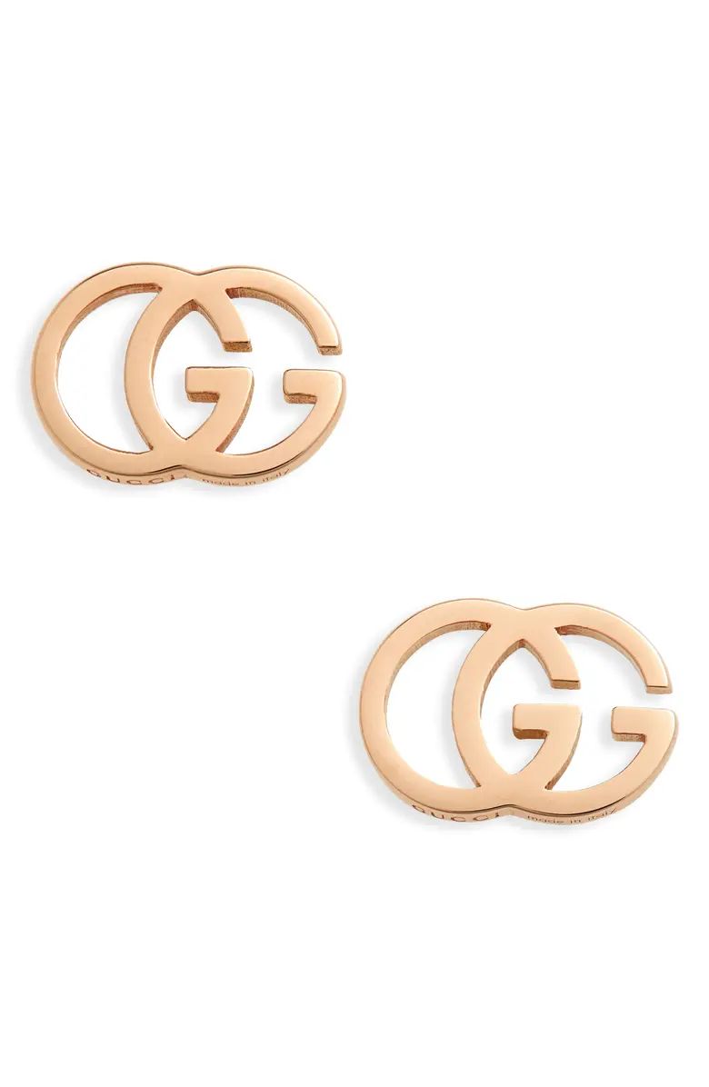Gucci Running G 18K Gold Stud Earrings | Nordstrom | Nordstrom Canada