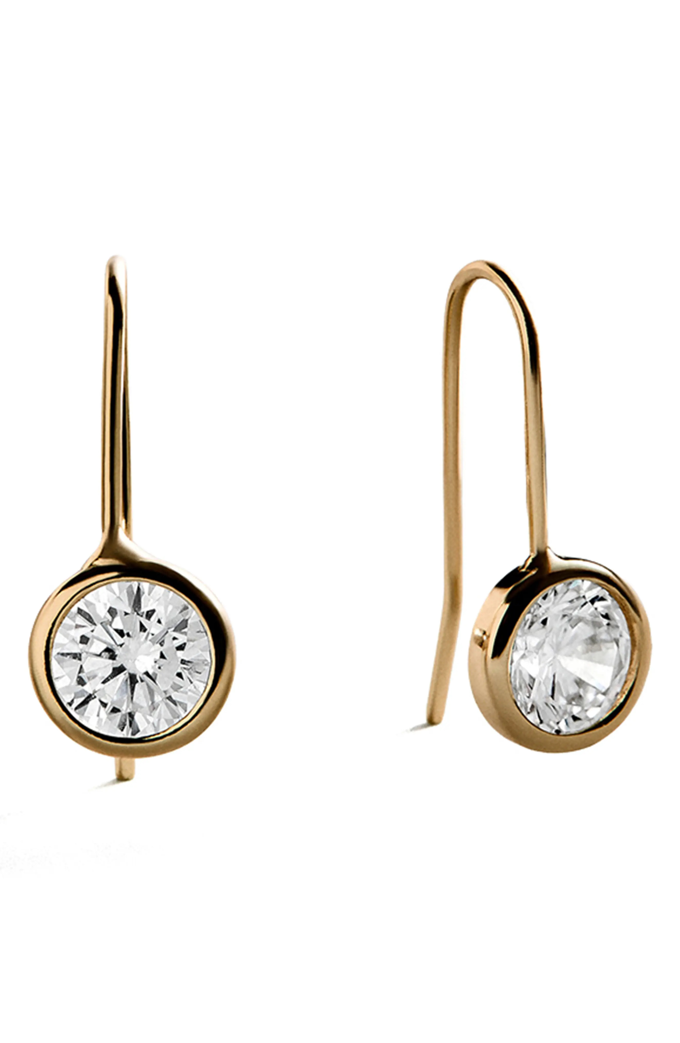 Mini Fallon Bezel Earrings (Women) | Nordstrom | Nordstrom