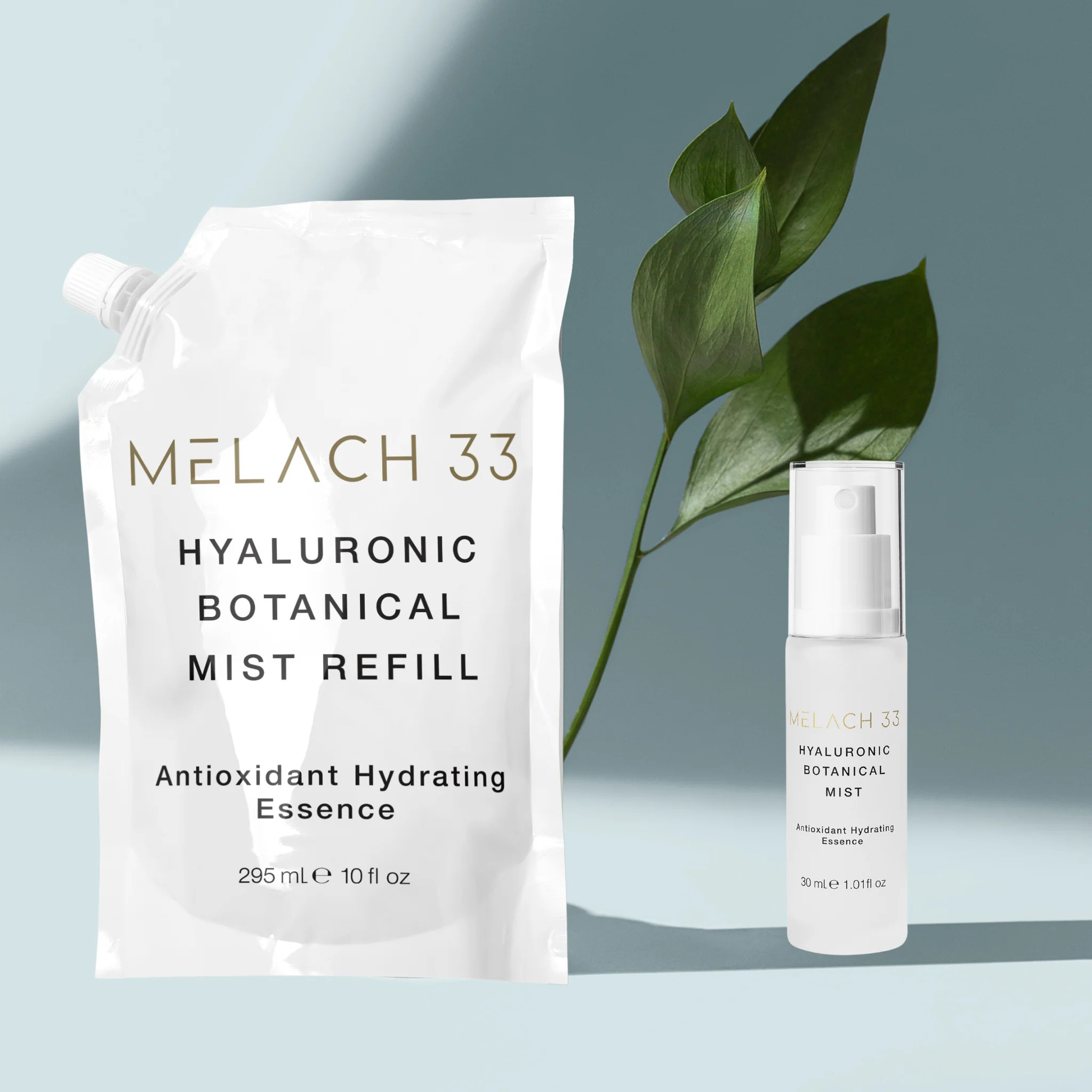 Hyaluronic Botanical Mist + Refill Pouch | Melach 33