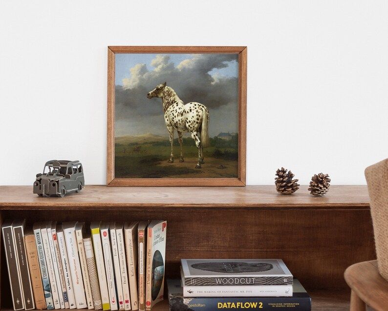 Vintage Horse Painting Downloadable Prints, Digital Equestrian Print Printable Wall Art, Horse Po... | Etsy (US)