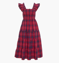 The Ellie Nap Dress - Cherry Tartan | Hill House Home US
