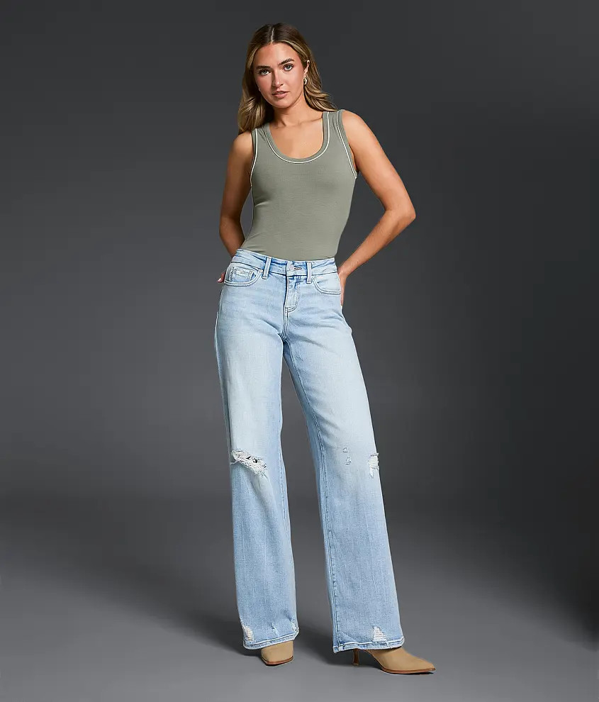 Fit No. 53 Wide Leg Stretch Jean | Buckle