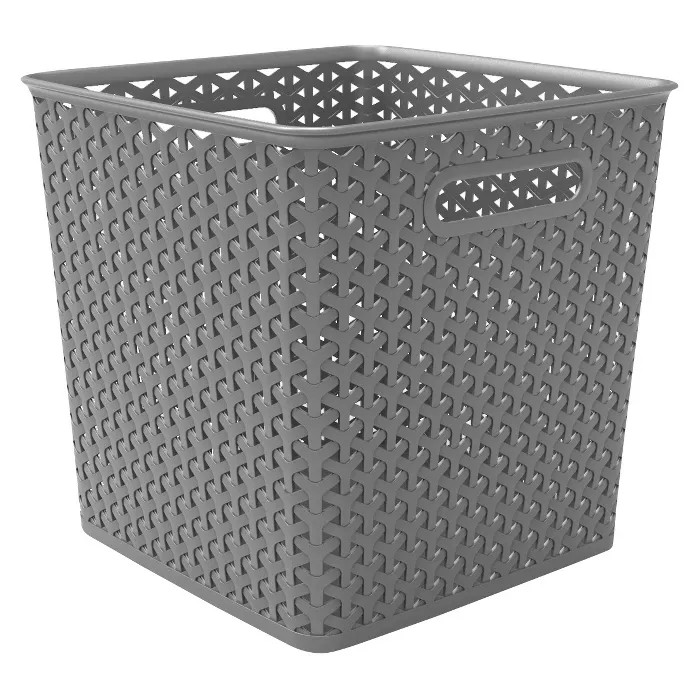 Y-Weave 11" Cube Decorative Storage Basket - Room Essentials™ | Target