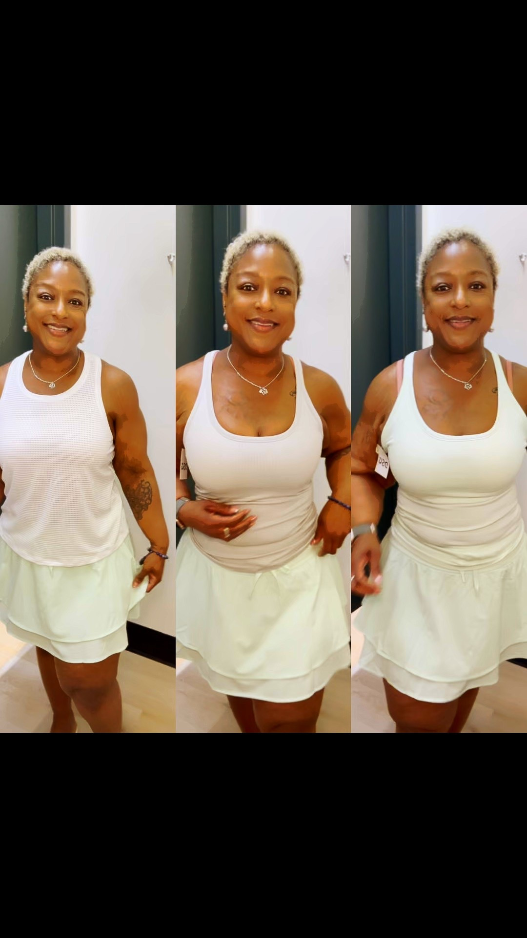 Same skirt, styled 3 ways—because your wardrobe should work for you.
This versatile skort is a must for post-WLS fashion and comfy, confident style. Shop the full look now!

#LTKActive #LTKFindsUnder100 #LTKMidsize