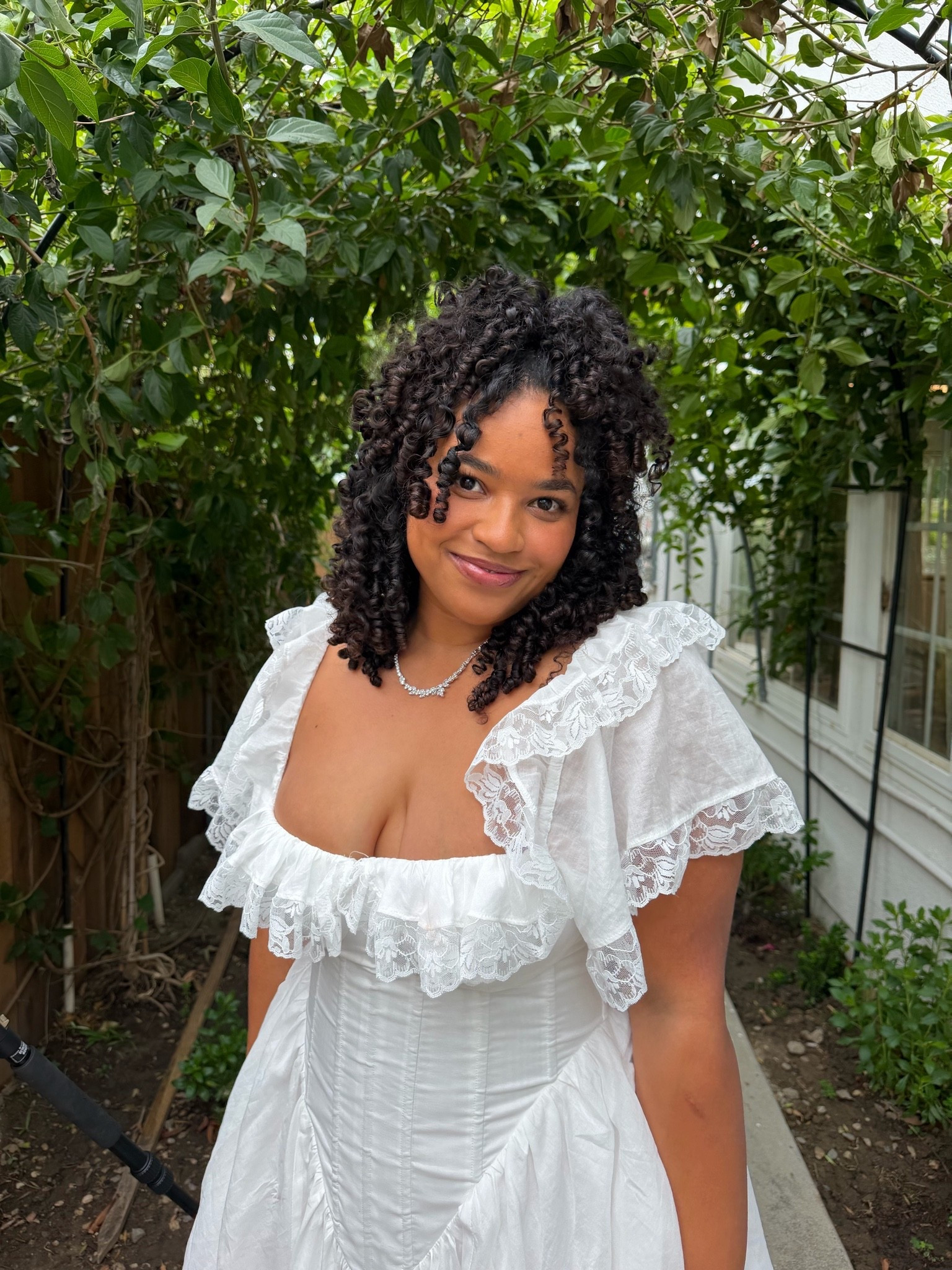 Love this necklace! Dress is linked on my shopmy