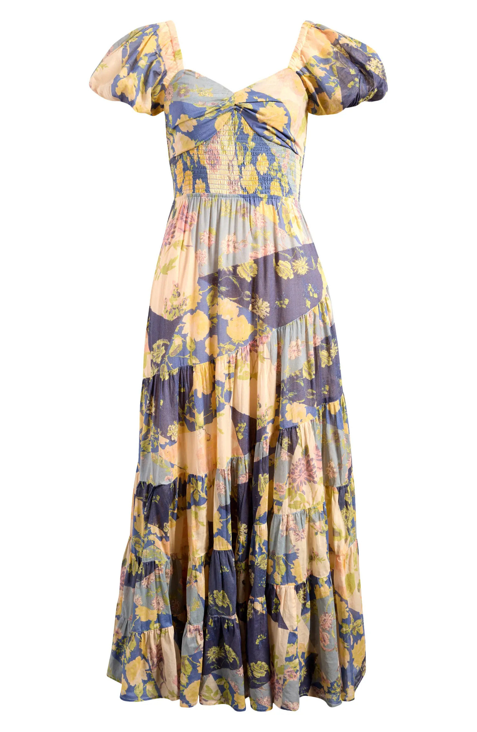 Sundrenched Floral Tiered Maxi Sundress | Nordstrom