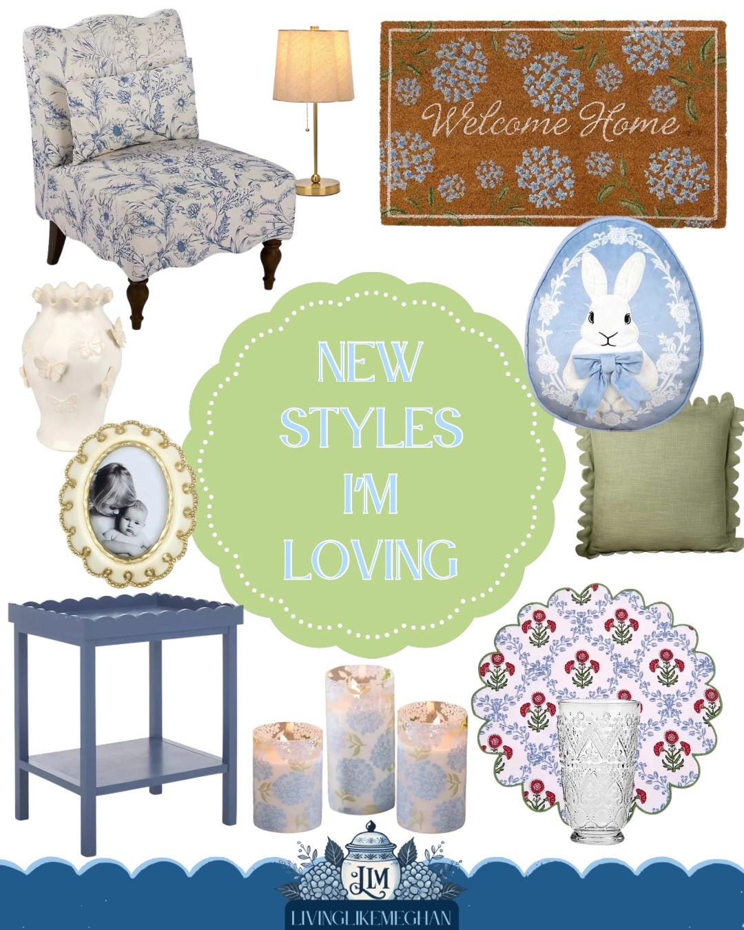 New home finds I’m truly loving!! 🏡✨ Soft blues, classic prints, and charming details that add so much character. These pieces make a space feel layered, cozy, and thoughtfully styled without trying too hard!

Tap to explore 💫

grandmillennial home decor • blue and white accents • classic home style • cottage inspired decor • floral upholstery • decorative pillows • timeless interiors • hydrangeas • coastal grandmother

#LTKHome #LTKSeasonal #LTKSaleAlert
