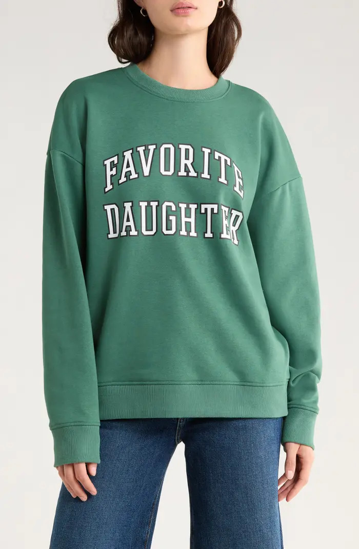 Collegiate Cotton Blend Sweatshirt | Nordstrom