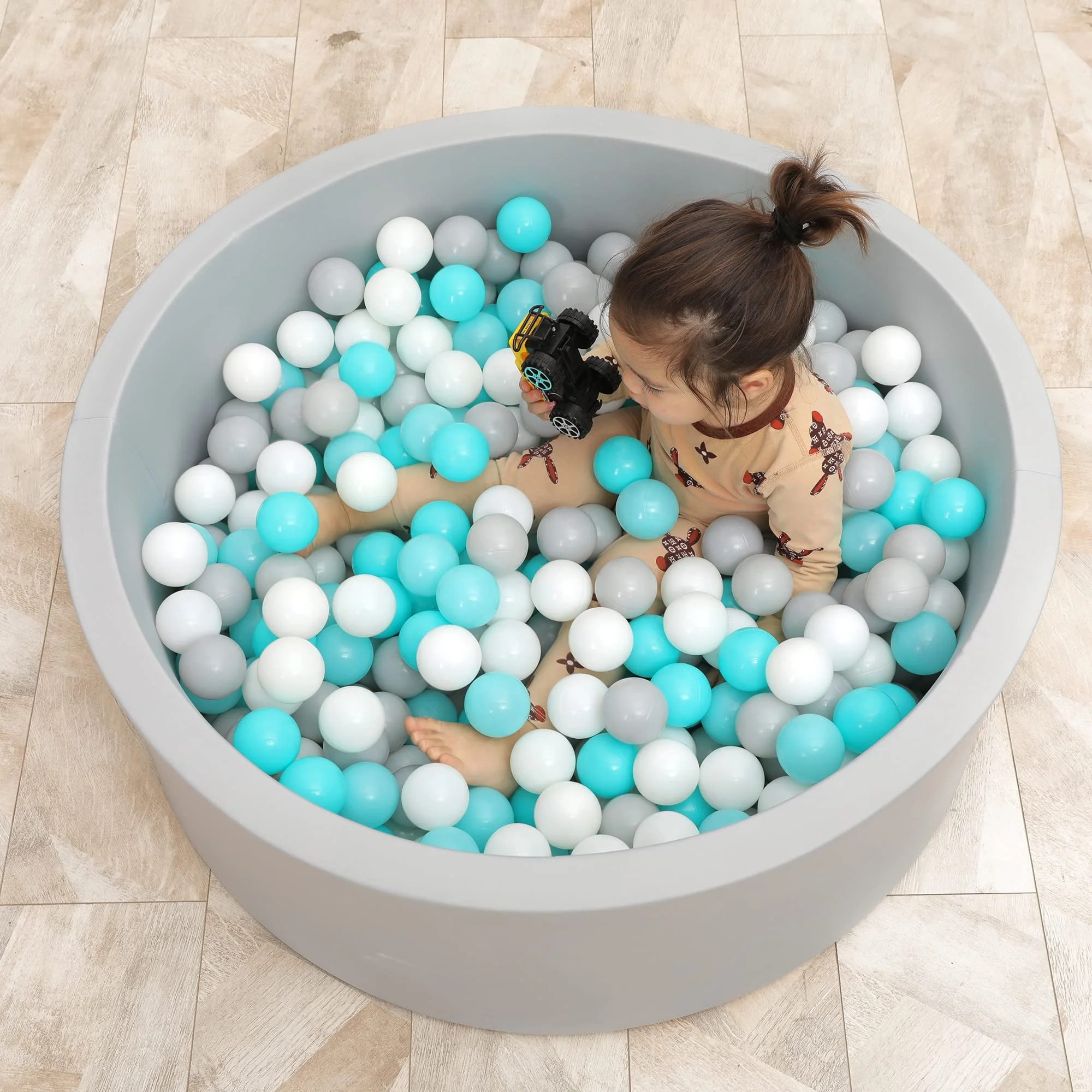 Tolead Ball Pit, Foam Ball Pits for Toddlers, Soft Children Indoor Round Playpen, 35 x 12 in, No ... | Walmart (US)