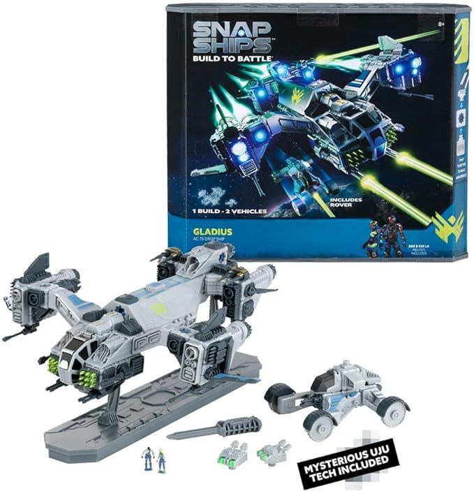 Snap Ships Gladius AC-75 Drop Ship - Construction Toy for Custom Building and Battle Play - Ages ... | Amazon (US)