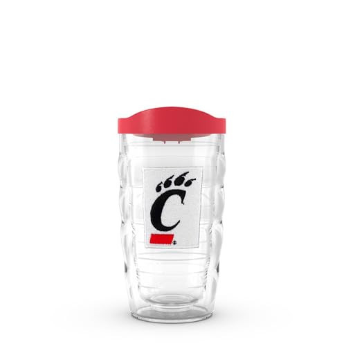 Tervis Cincinnati Bearcats - Primary Logo Made in USA Double Walled Insulated Tumbler Travel Cup Keeps Drinks Cold & Hot, 10oz, Classic | Amazon (US)