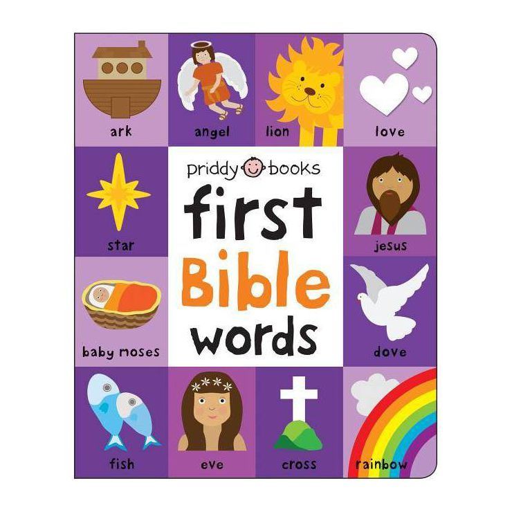 First 100 Bible Words Padded - by  Roger Priddy (Board Book) | Target
