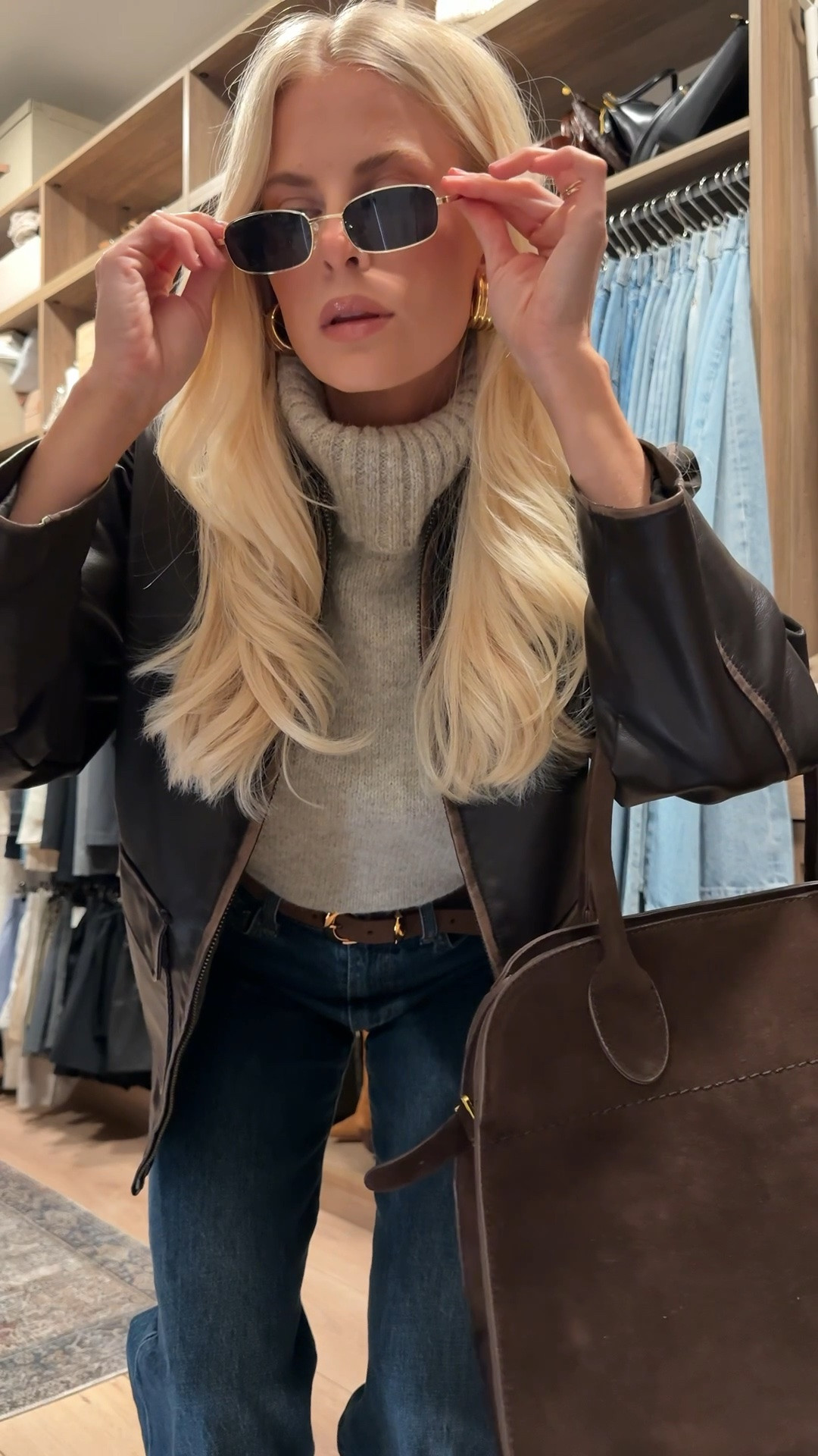 Linking similar sweaters, small in jacket, 27 jeans (shade is: Be About Dark Bleu), boots are tts! Linking similar sweaters, boots, earrings. #kathleenpost #LTKgrwm #LTKootd

Fall fashion, fall outfit Inspo