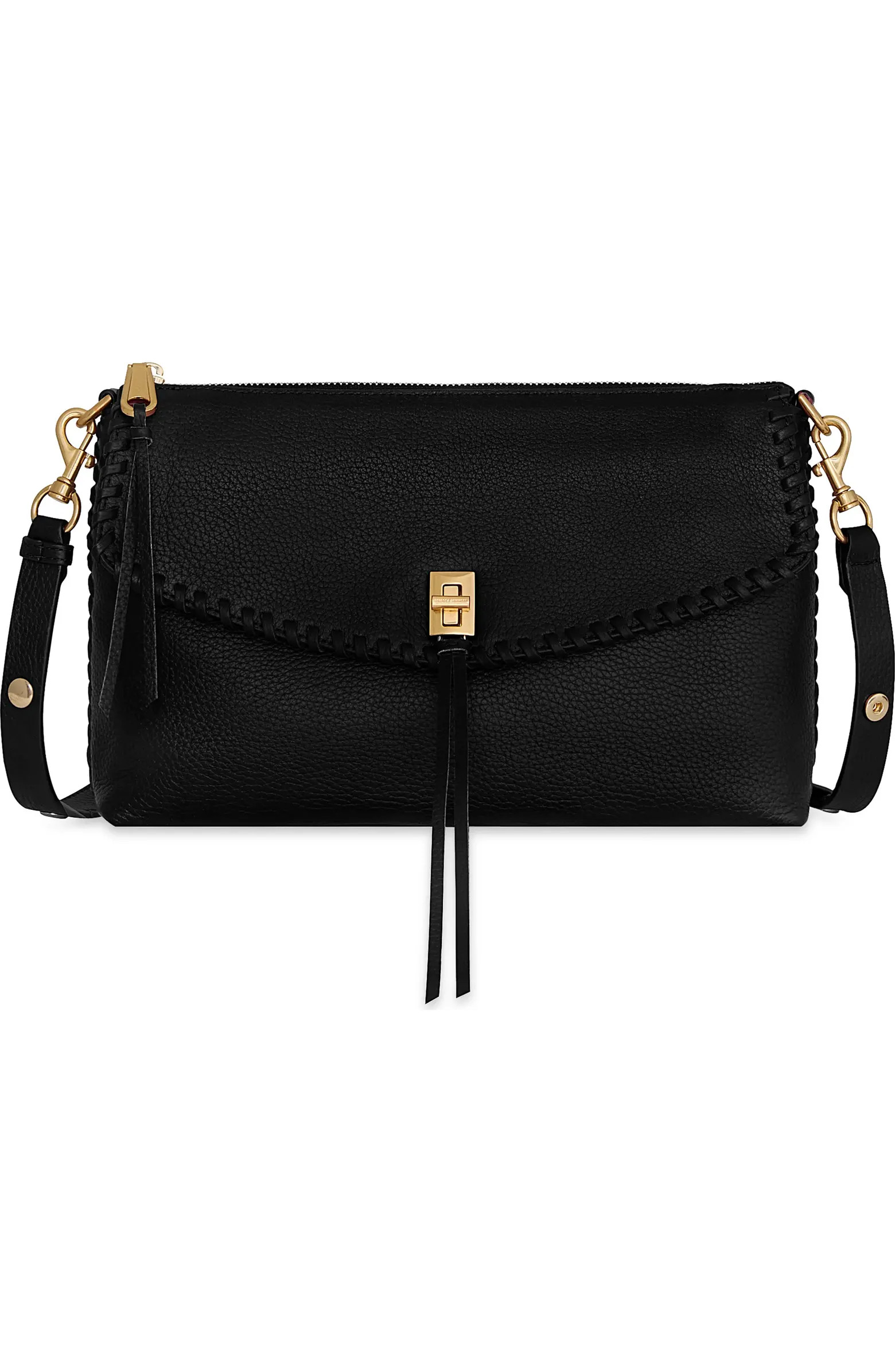 Darren Top Zip Leather Shoulder Bag | Nordstrom