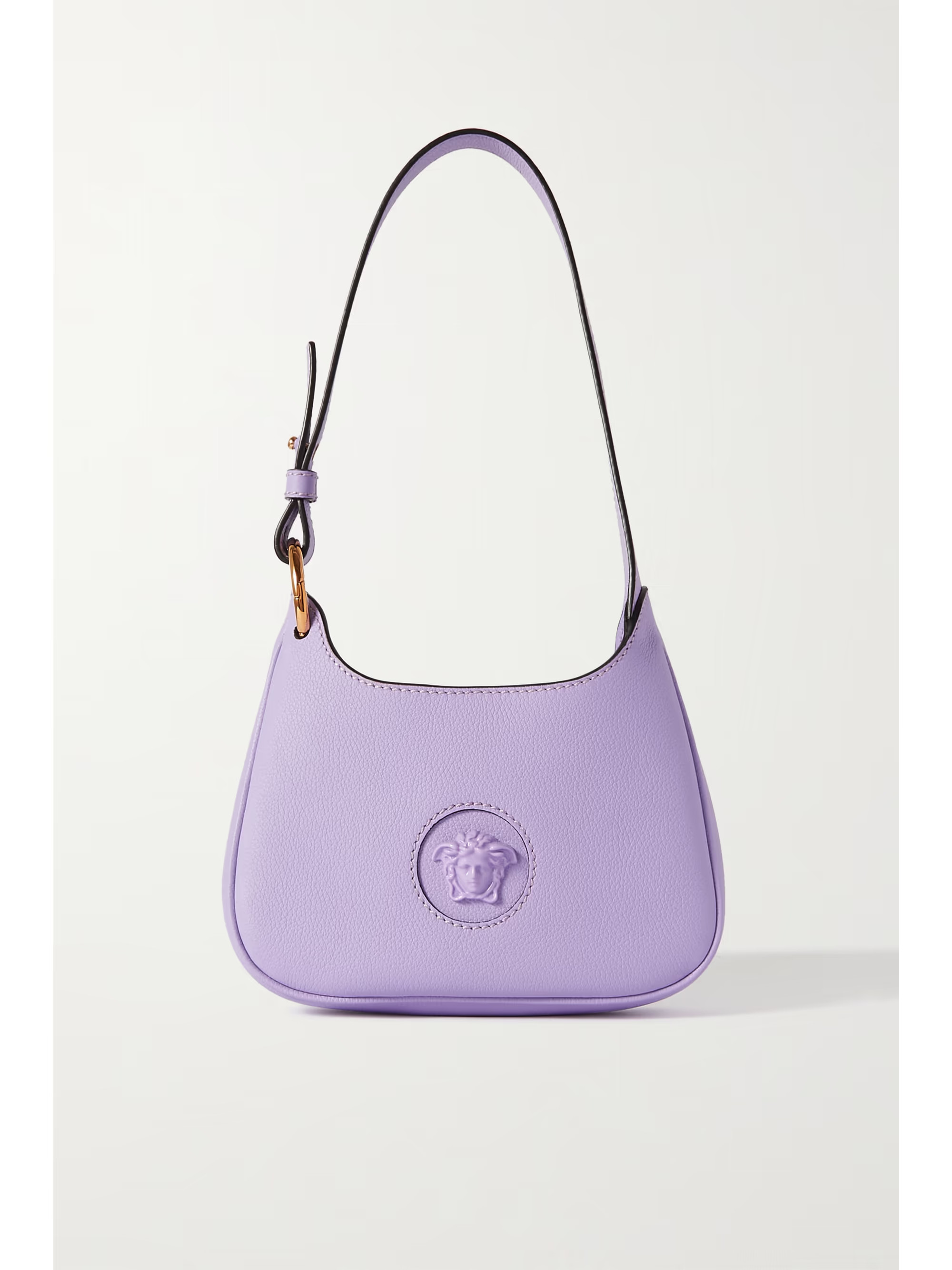 La Medusa small textured-leather shoulder bag | NET-A-PORTER (US)