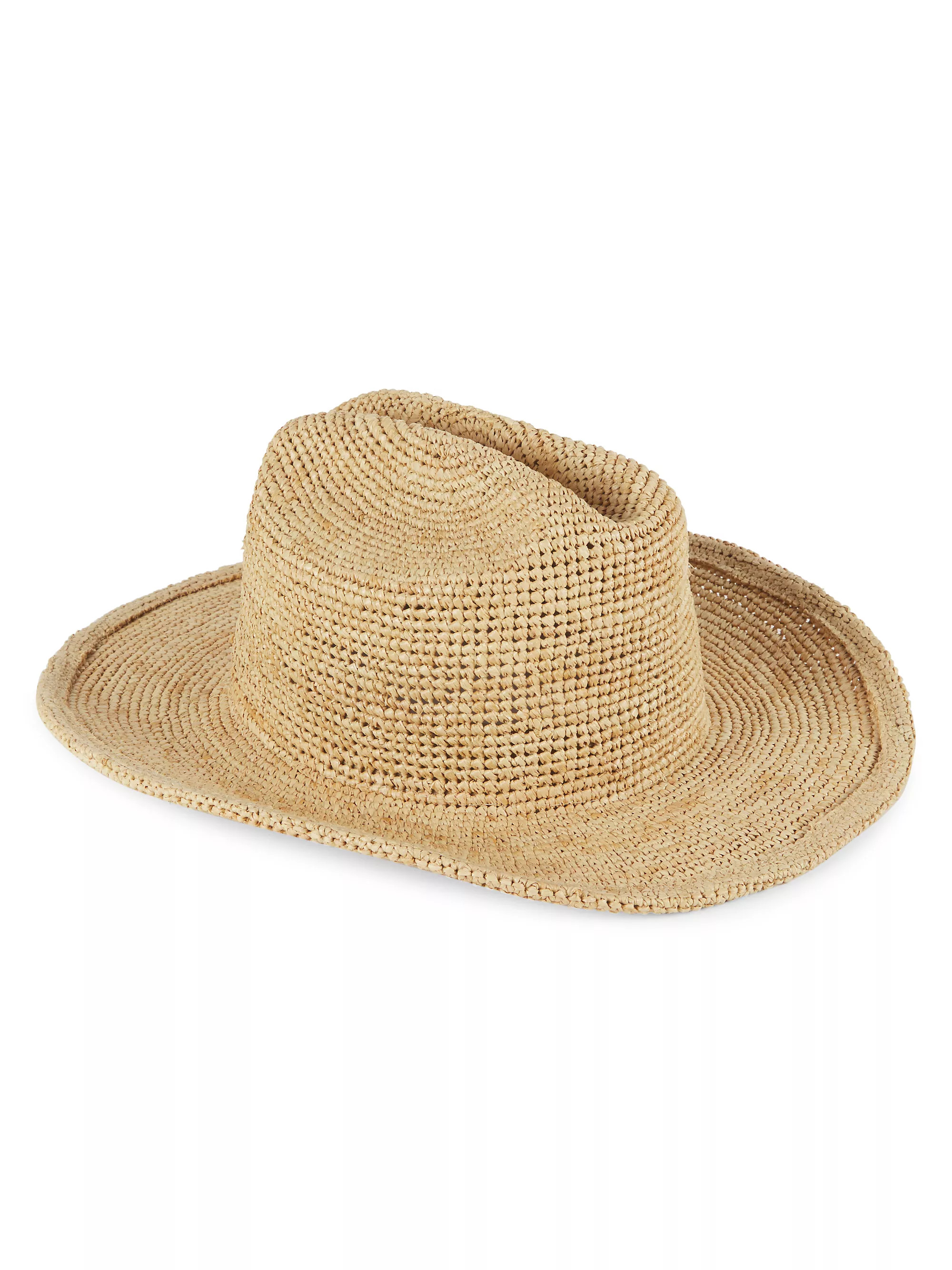 Raffia Cowboy Hat | Saks Fifth Avenue