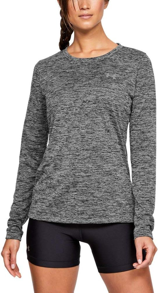 Under Armour Women's Tech Twist Crew Long-Sleeve T-Shirt | Amazon (US)