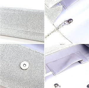lovyoCoCo Evening Bag Clutch Purses for Women Ladies Sparkling Party Handbag Wedding Bag | Amazon (US)