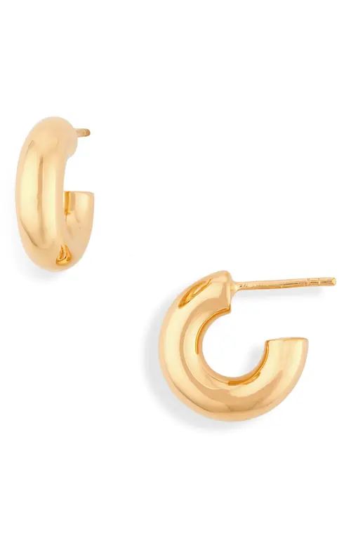 Missoma Chubby Huggie Hoop Earrings in Gold at Nordstrom | Nordstrom