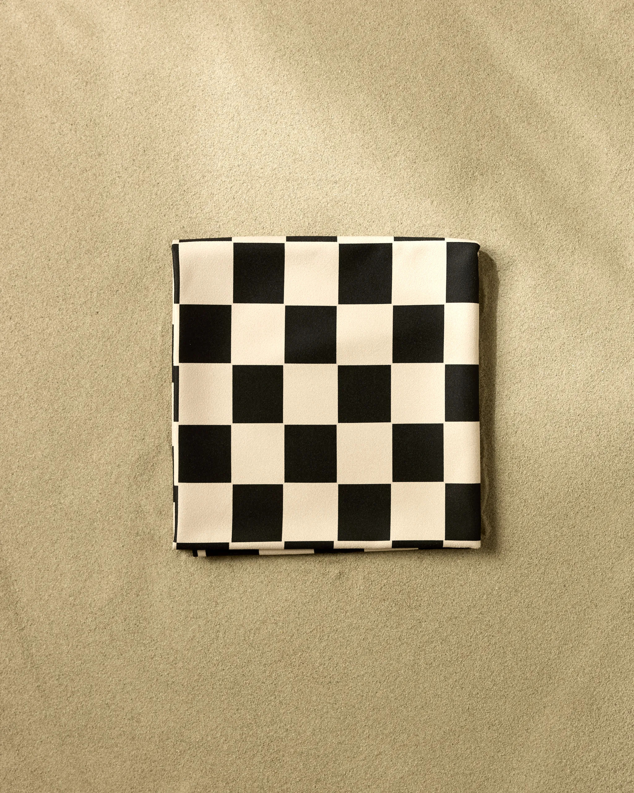 Classic Checker Micro-loop Beach Blanket | Geometry | Geometry