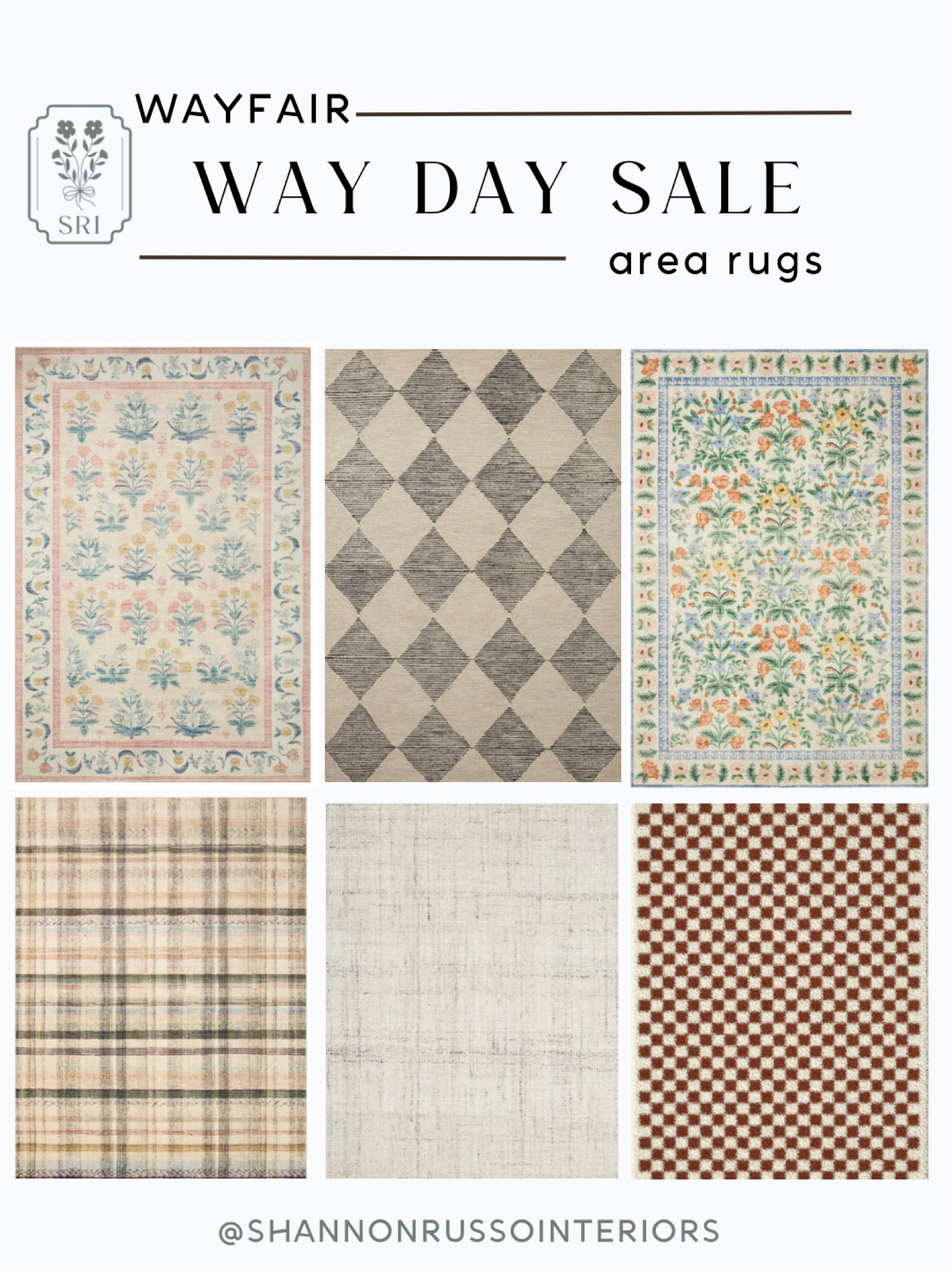 Area rugs, wool rugs, patterned rug, savings, Wayfair Way Day sale, colorful rug, pop of color, living room, bedroom, dining room, entry, kitchen runner rug, interior designer finds

#LTKsalealert #LTKstyletip #LTKhome