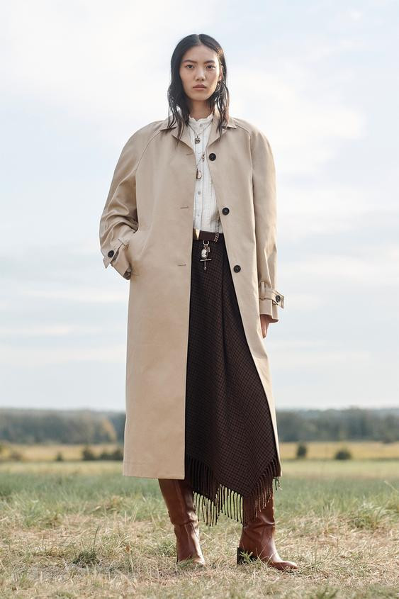 LIMITED EDITION STRAIGHT TRENCH COAT | Zara US