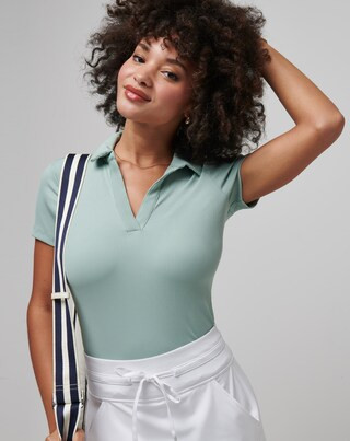 MOVEKNIT VNECK POLO | TravisMathew