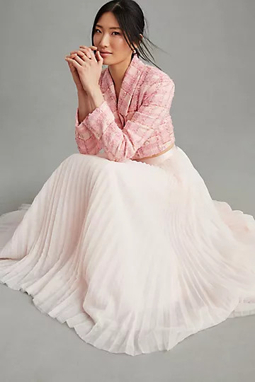 Hutch Pleated Tulle Skirt | Anthropologie (US)