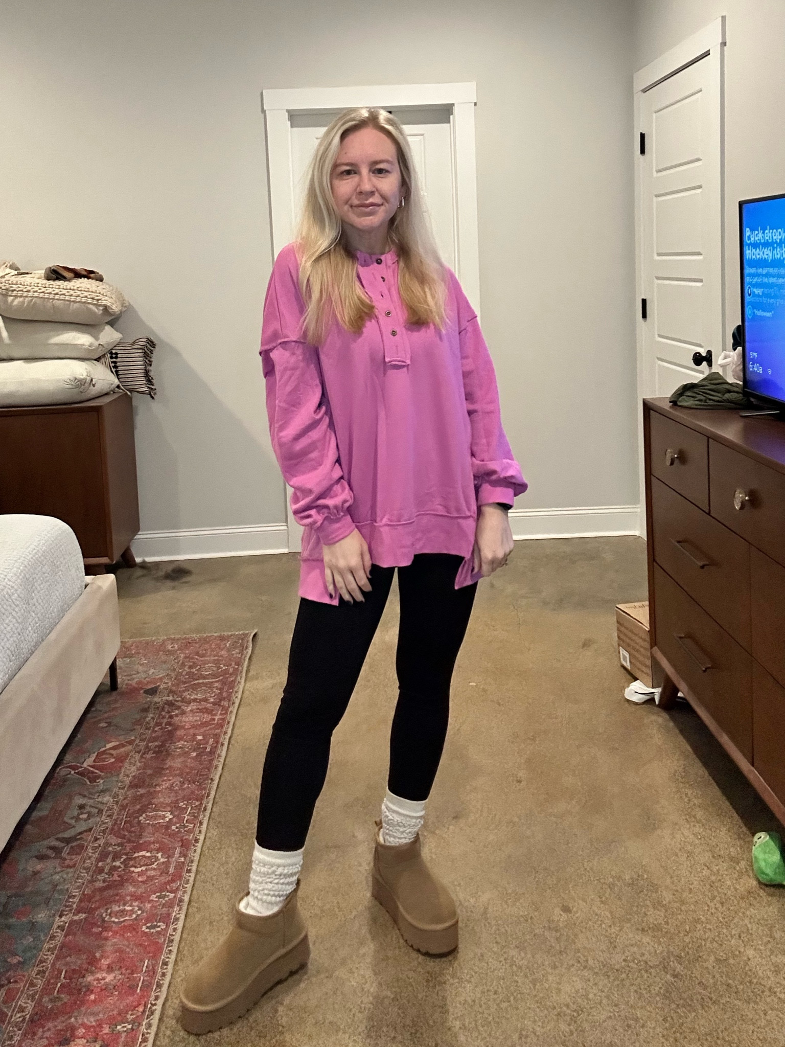 was a crisp 56° this morning so had to break out the fall gear.

#LTKShoeCrush #LTKFindsUnder100