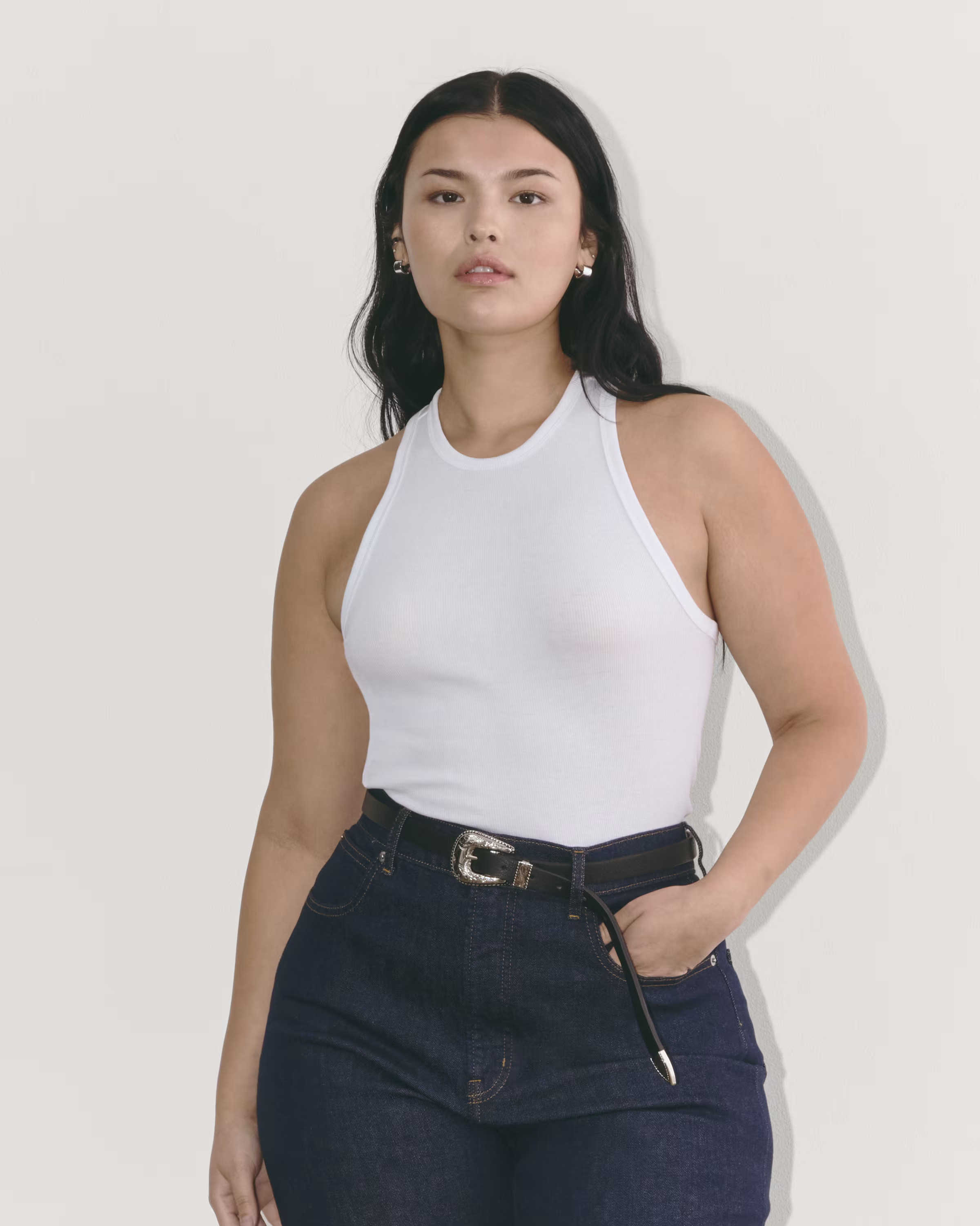 The Luxe Rib Racerback Tank | Everlane