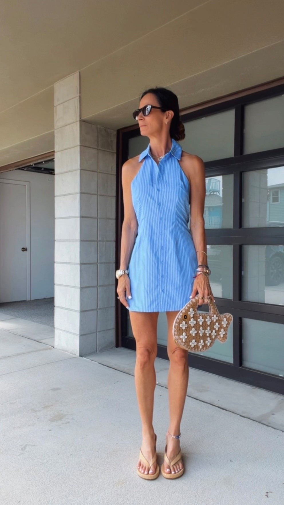 A little blue dress, a pair of wedges, and my favorite fish bag… because dinner plans deserve a cute outfit. 🩵🐠✨

This dress had me at hello. The fit is so flattering, the stripes feel perfectly coastal, and it’s one of those pieces that looks like you put in way more effort than you actually did.

Throw on a few accessories, grab a fun bag, and suddenly you’re ready for sunset cocktails, dinner with friends, and whatever the night brings.

Proof that sometimes the simplest outfits are the cutest. 💙

#NicoleColeeStyle #OOTN #RevolveStyle #SummerStyle #CoastalChic

#LTKdayinmylife #LTKgrwm #LTKootd