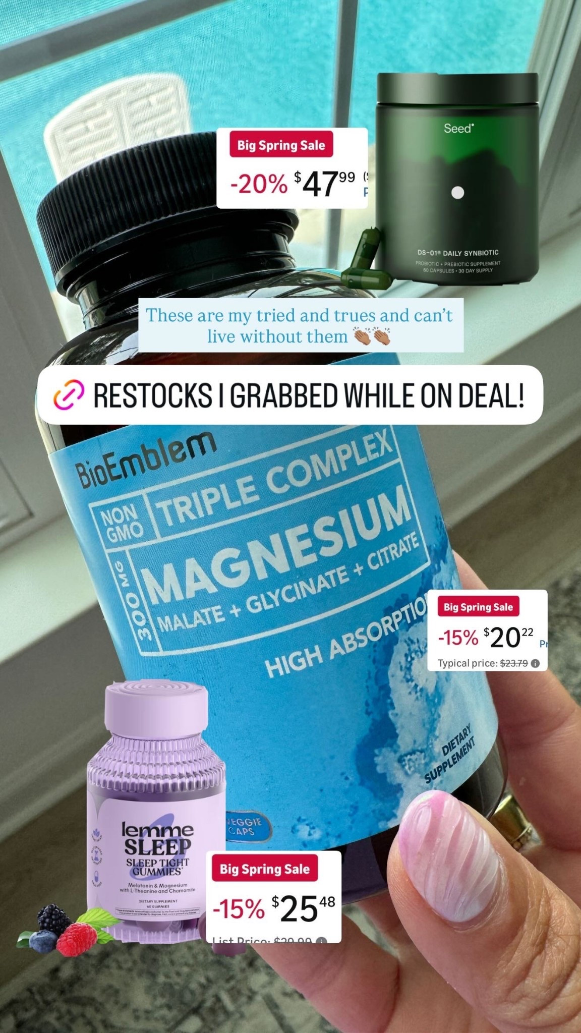 Items that are a part of the Amazon spring sale. These are all restocks for me.

#LTKfitnessgoals #LTKSaleAlert #LTKdayinmylife