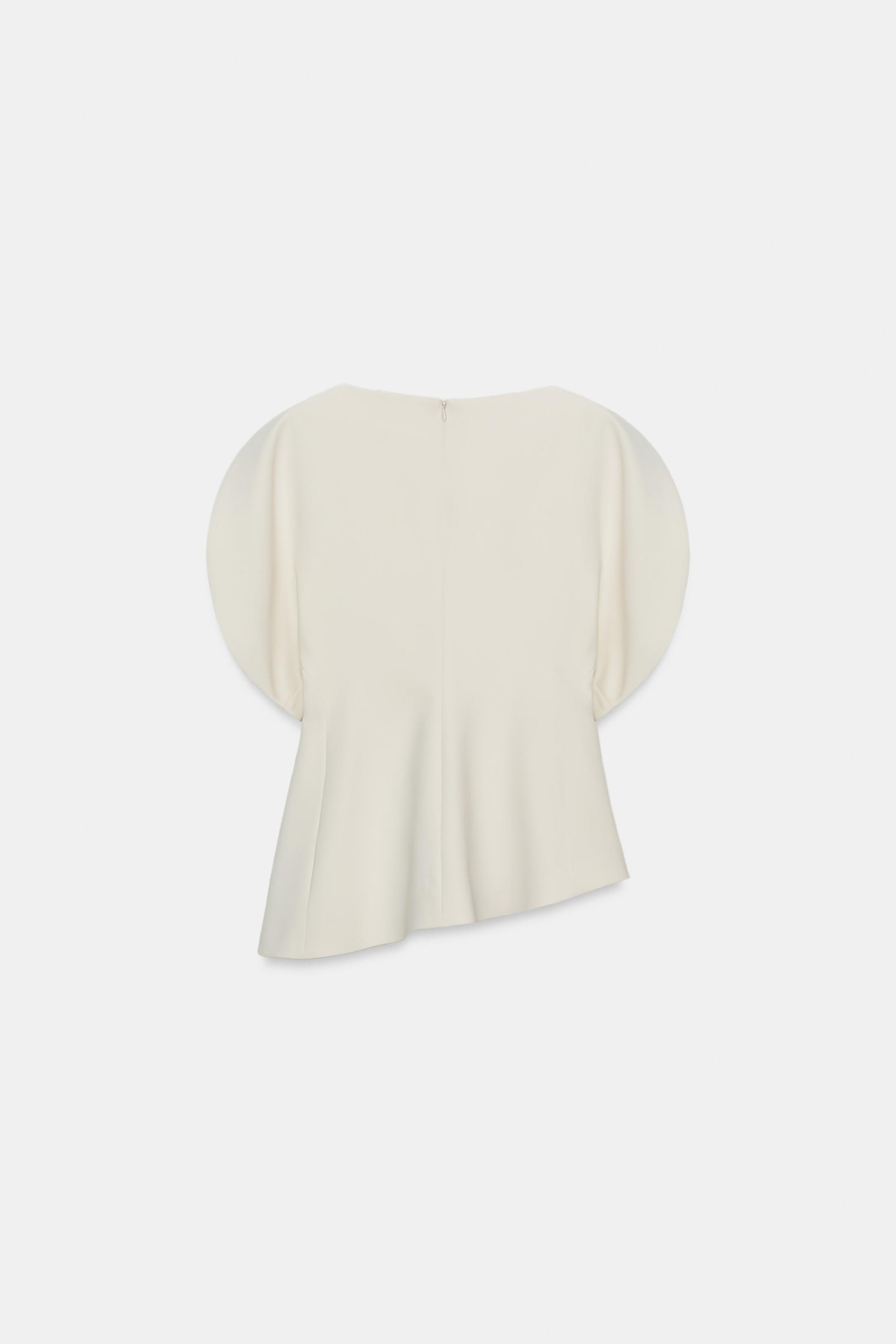 PUFF SLEEVE TOP ZW COLLECTION | Zara UK