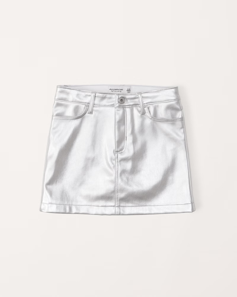 faux leather mini skirt | Abercrombie & Fitch (US)