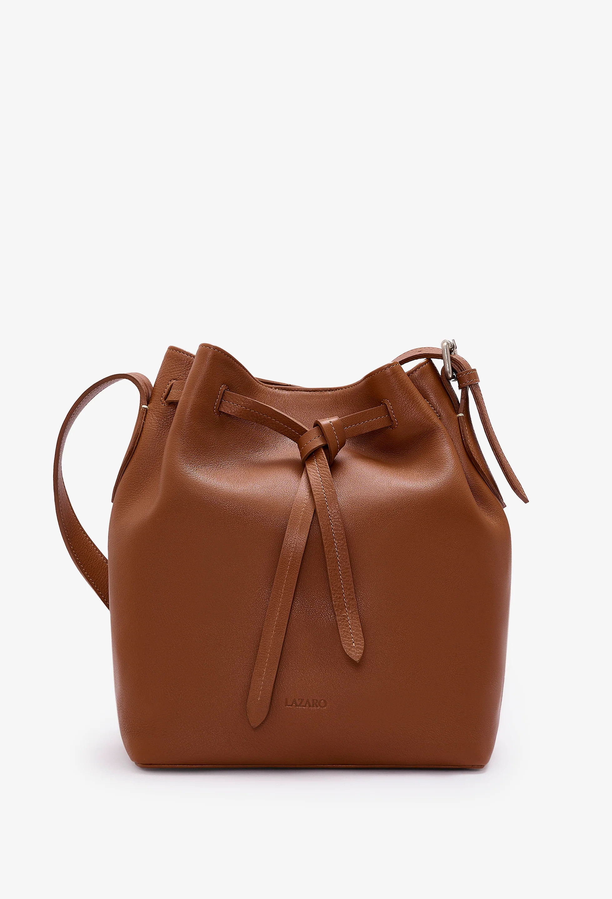 Coya Leather Bucket Bag - Cognac | Lazaro Leather