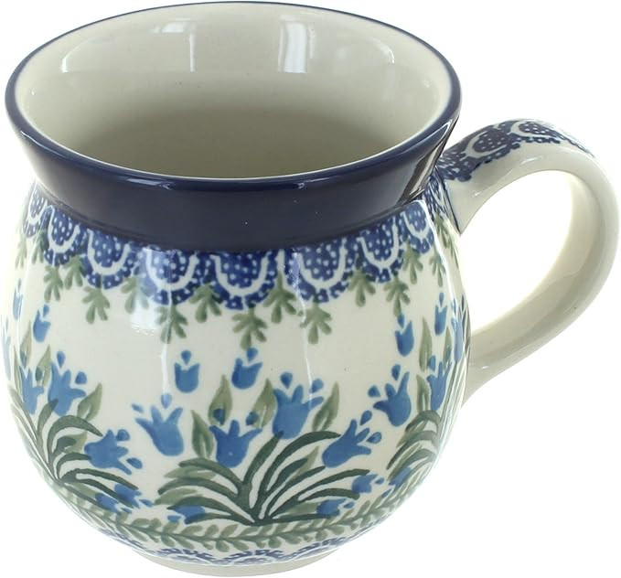 Blue Rose Polish Pottery Tulip Bouquet Bubble Mug | Amazon (US)