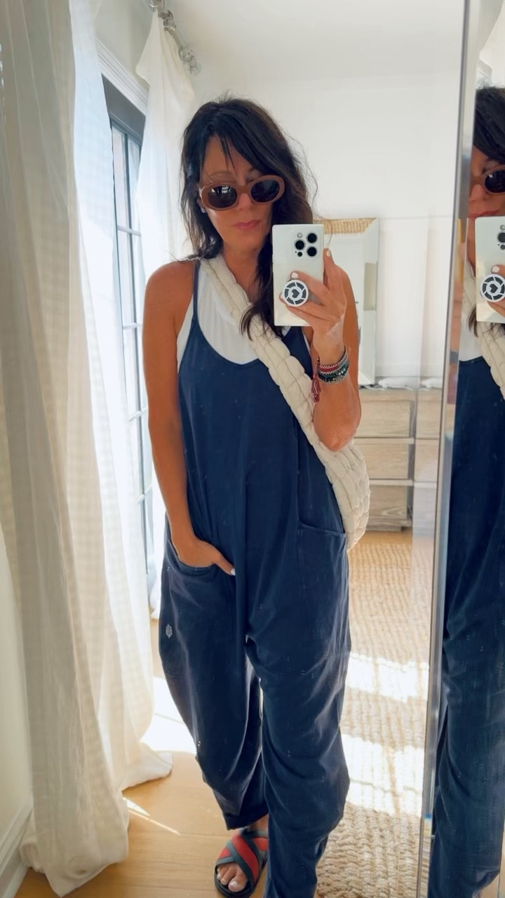 The viral FP onsie! 
Gucci slides 
Quilted bag 
Celine sunnies 

#LTKActive #LTKFindsUnder100 #LTKTravel