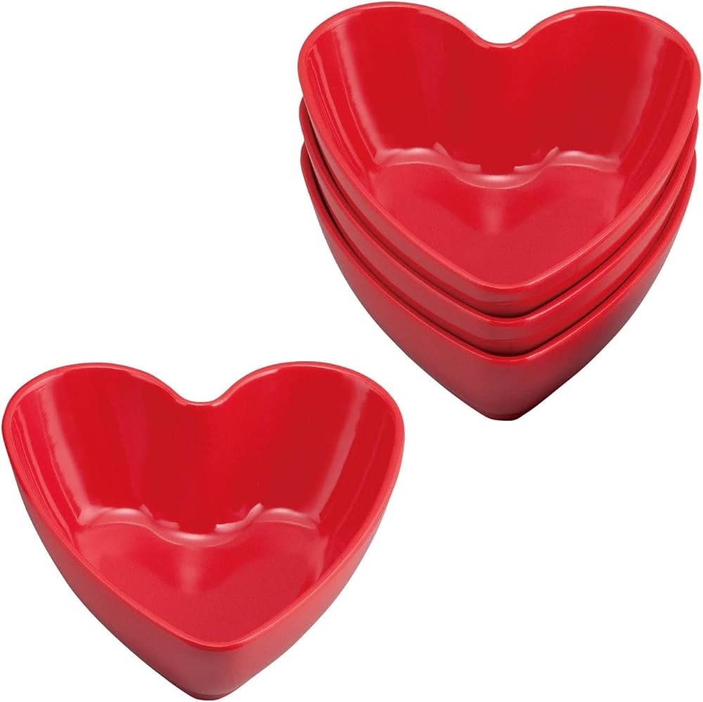 Supreme Housewares 4-Piece 4.75 Inch Melamine Dessert Bowls Appetizer Dinner Bowls Small Serving ... | Amazon (US)