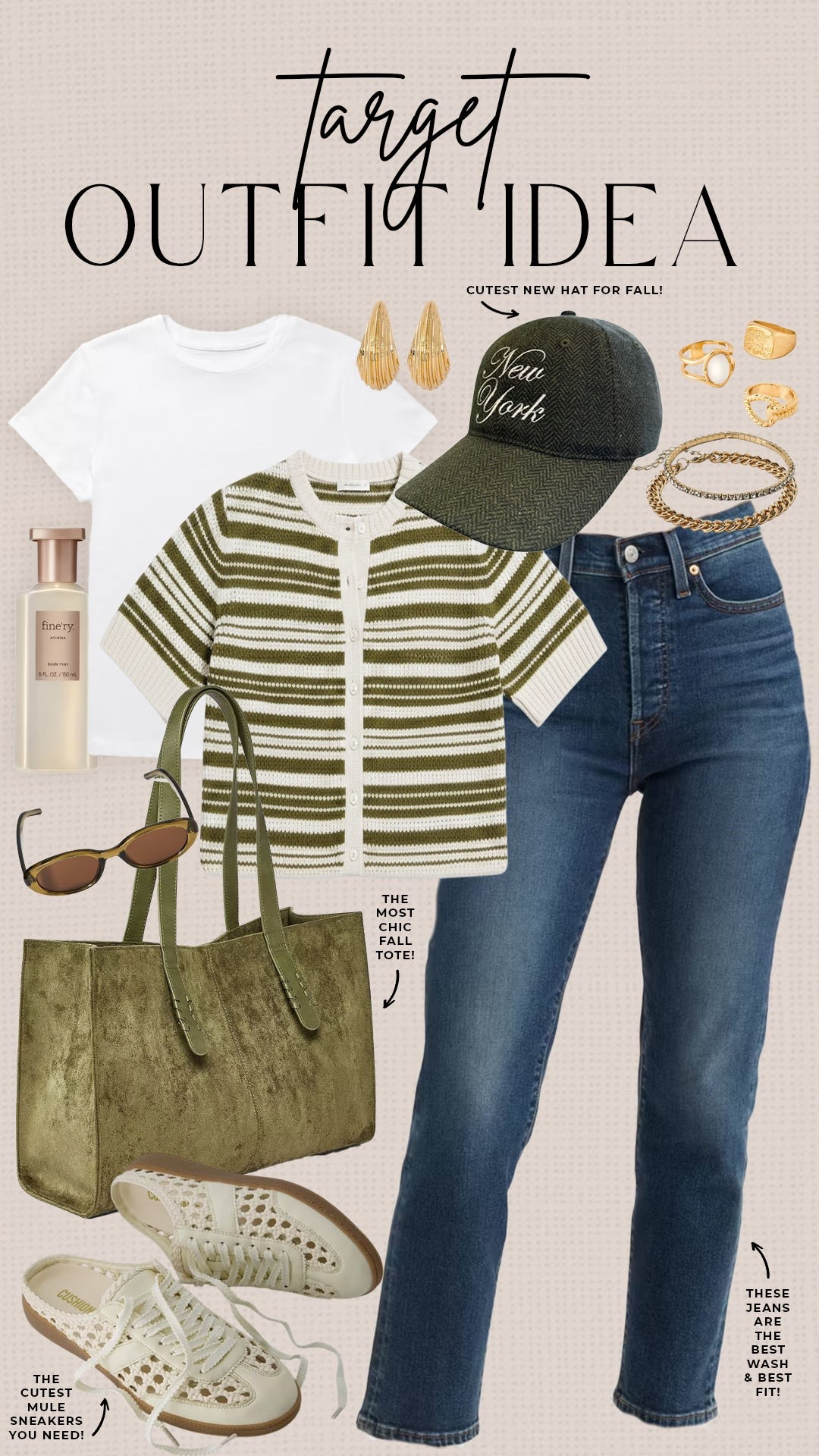 Trendy fall style from Target! 

#targetfinds

Target finds. Target fashion. Target new arrivals. Target fall style. Target trending olive green.

#LTKootd #LTKSeasonal #LTKgrwm