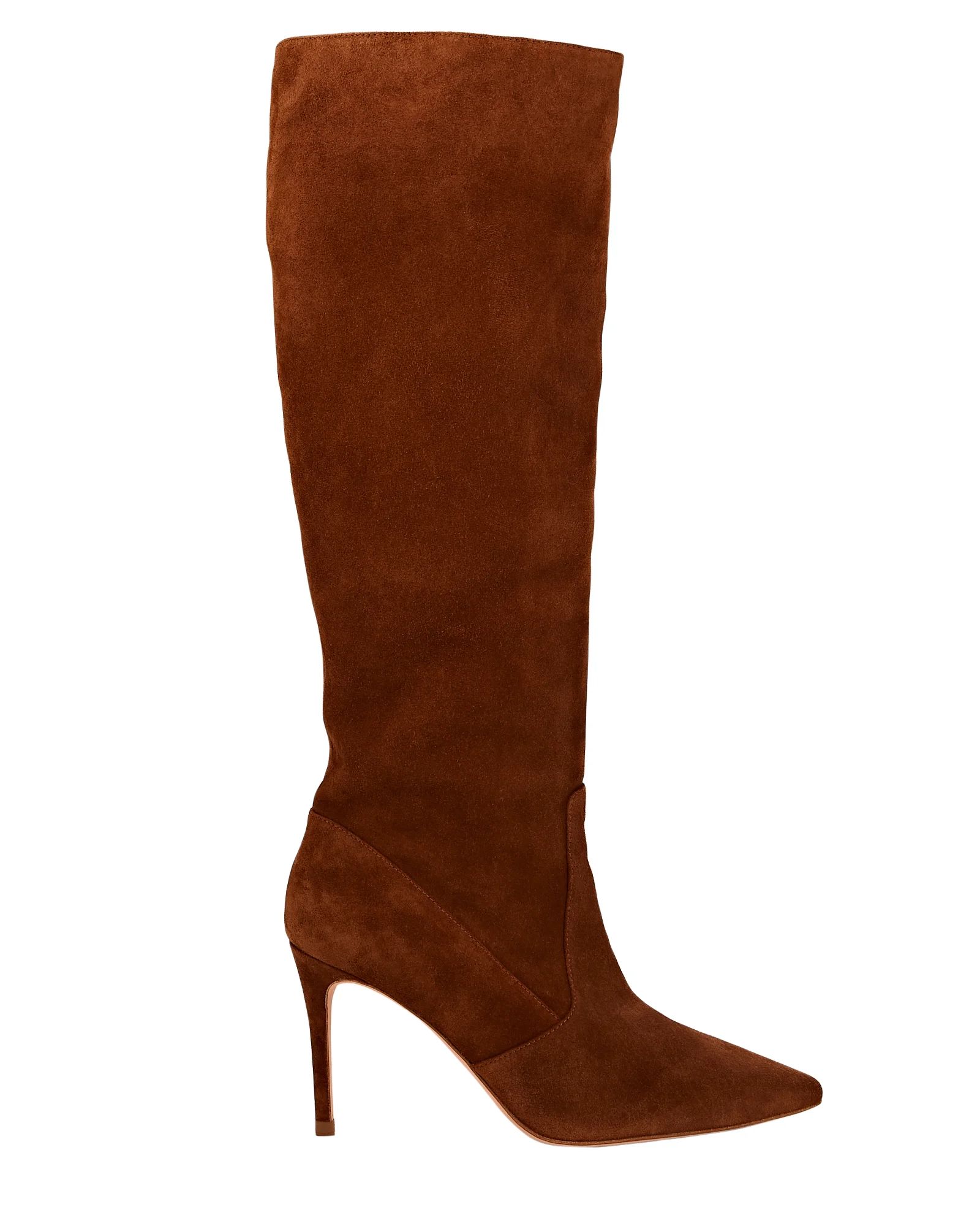 Lena Suede Knee Boots | INTERMIX