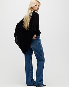 Cashmere-wool blend poncho | J. Crew US