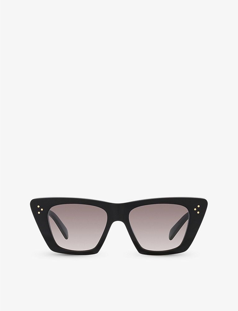 CL40187I rectangle-frame acetate sunglasses | Selfridges