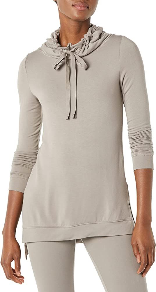 Daily Ritual Women's Supersoft Terry Funnel-Neck Tunic | Amazon (US)