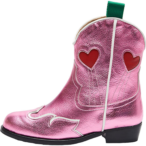 Sweetheart Boot, Pink - Maison Mangostan Shoes | Maisonette | Maisonette