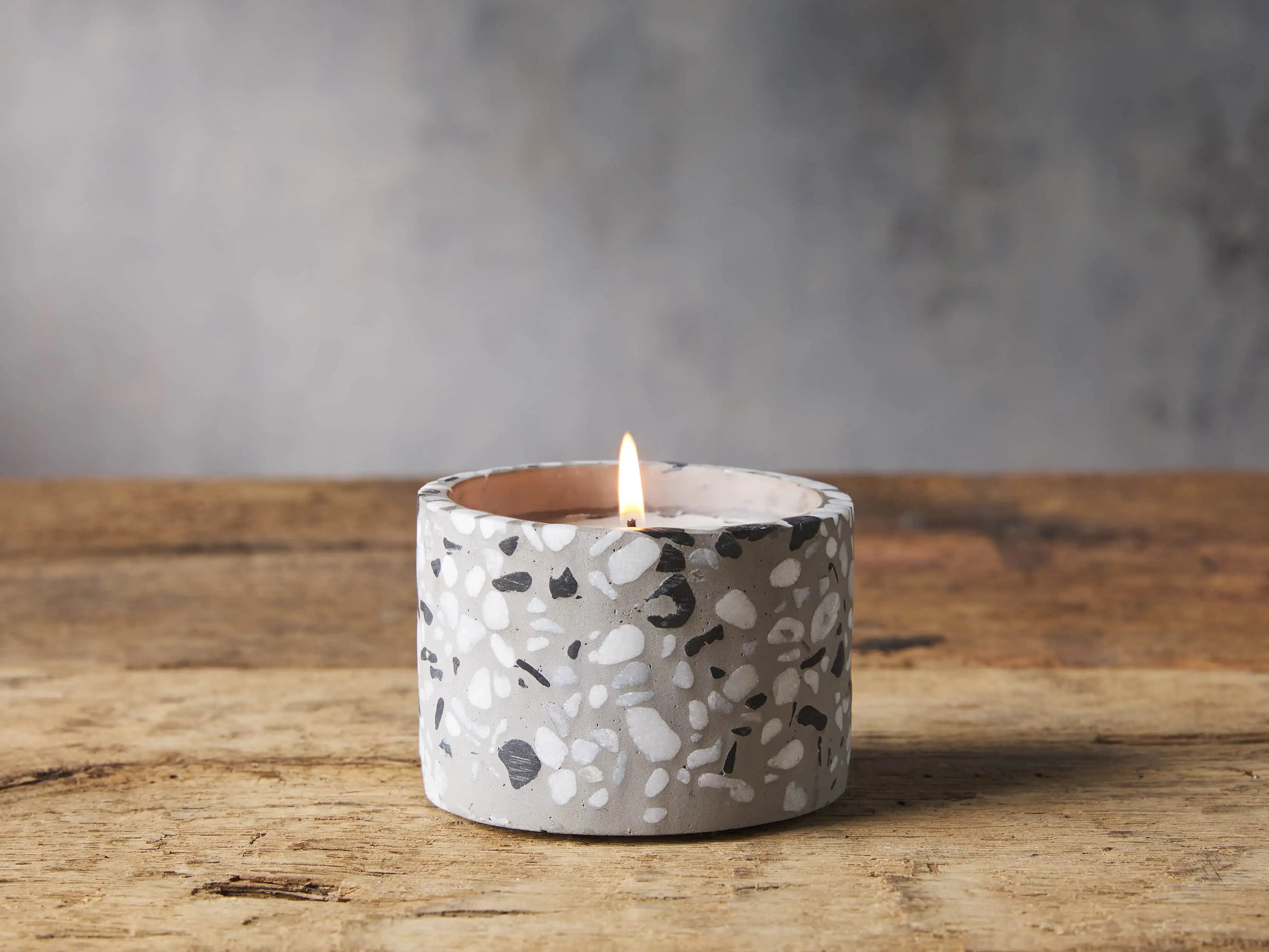 Terrazzo Candle in Blue Marine | Arhaus