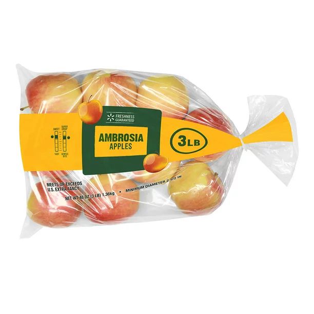 Freshness Guaranteed Ambrosia Apples, 3 lb Bag - Walmart.com | Walmart (US)
