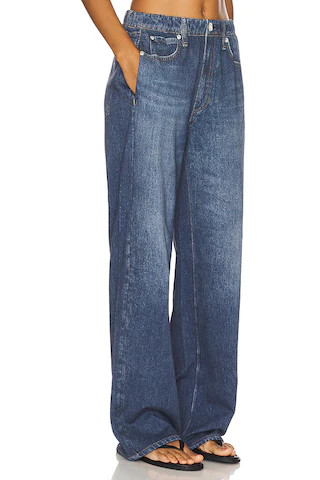 Miramar Terry Wide Leg Jeans in Petra | Revolve Clothing (Global)