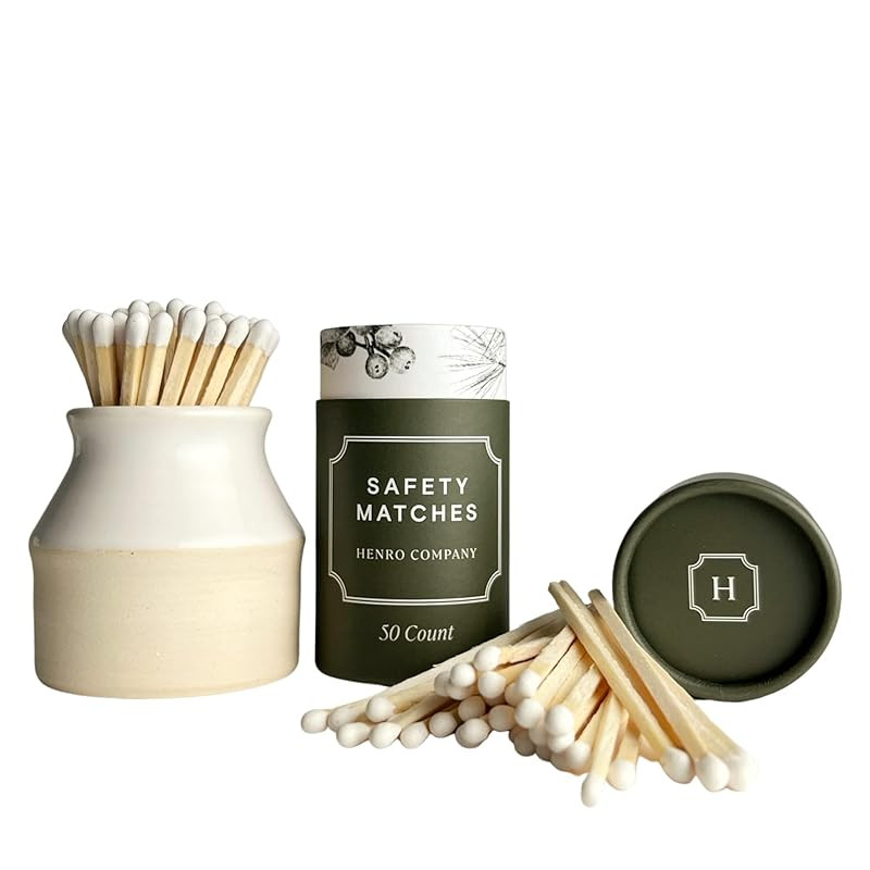 Henro Company Match Striker - Handmade in North Carolina | Works with ALL MATCHES- 2.25" x 2.5", ... | Amazon (US)