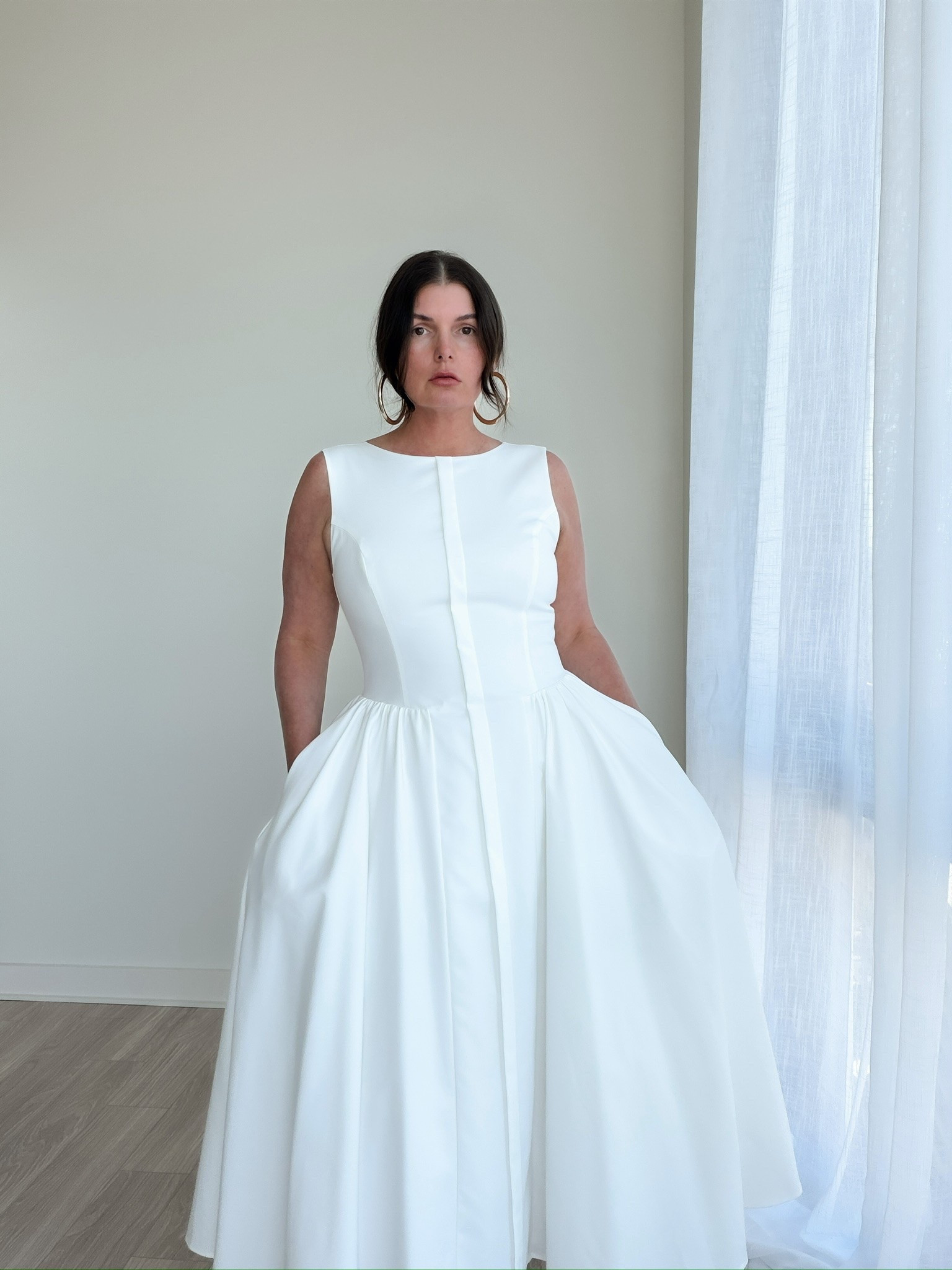 Summer dress 
Midi dress 
White dress

#LTKdayinmylife #LTKootd #LTKSeasonal